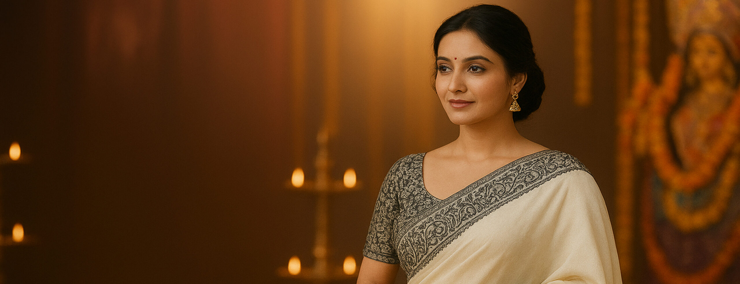 Festive Saree Offer Banner